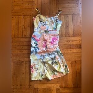NWT Farm Rio X Anthropologie Floral Dress Size S